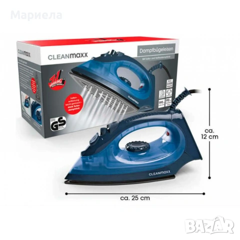 Мощна Малка Ютия с керамична плоча и пара, снимка 2 - Ютии - 53677341