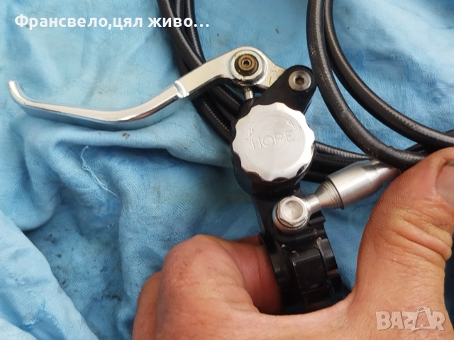 Хидравлични спирачки за велосипед колело hope, снимка 3 - Части за велосипеди - 52134466