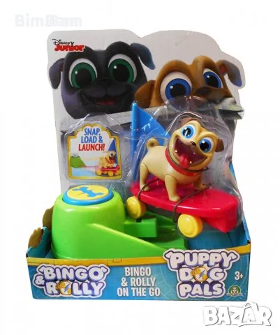 Комплект фигурка с превозно средство с изстрелвачка Puppy Dog Pals - ROLLY