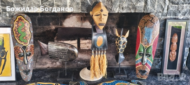 Декорация за дом маски туземец жираф гущер, снимка 4 - Декорация за дома - 52720311