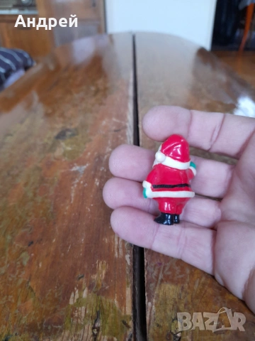 Стара фигурка Дядо Мраз, снимка 4 - Колекции - 53385628