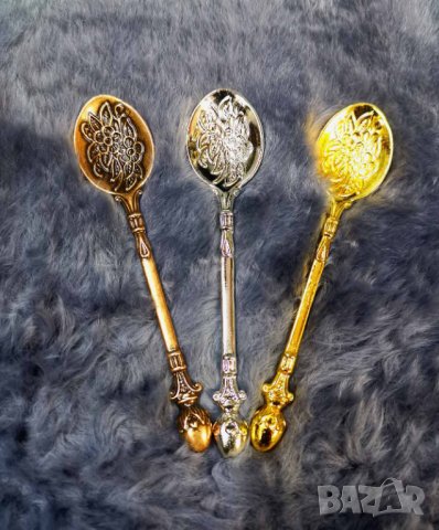 Турски лъжички за кафе и чай, снимка 7 - Прибори за хранене, готвене и сервиране - 38621495