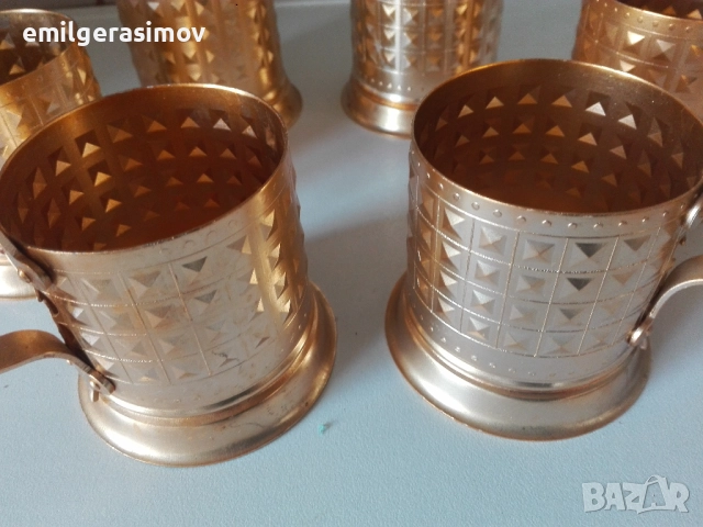 Руски самовар , спиртник , и подстакани за чай., снимка 8 - Други - 43155832