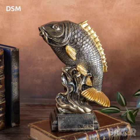 Нова Статуетка Риба - Фигура за Декорация - Шаран -24см, снимка 2 - Статуетки - 51728460
