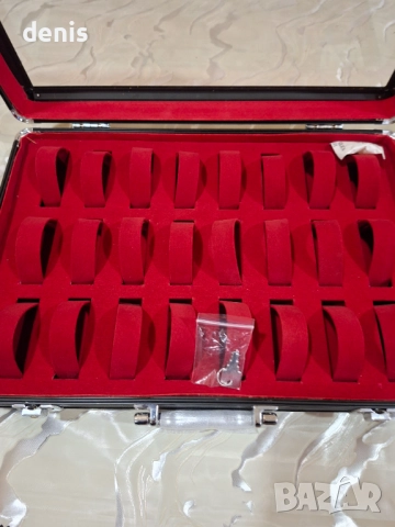 Алуминиев луксозен куфар за бижута или часовници, снимка 4 - Други ценни предмети - 52878245