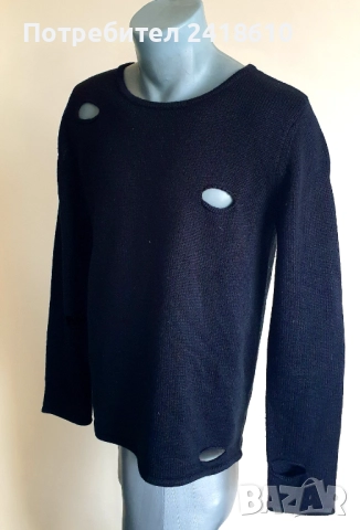 Pierre BALMAIN Wool Mens Size 48 - M  ОРИГИНАЛ! Мъжки Пуловер!, снимка 12 - Пуловери - 52276228