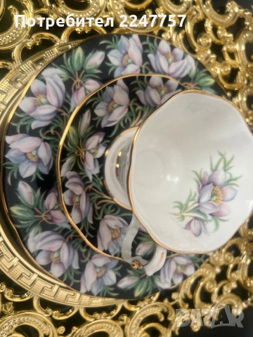 Рядък троен сет Royal Albert, снимка 6 - Антикварни и старинни предмети - 53092598
