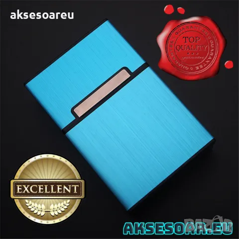 Нова метална кутия табакера с магнитен капак за 80 мм стандартни цигари модна за подарък стилна , снимка 10 - Табакери - 50222861