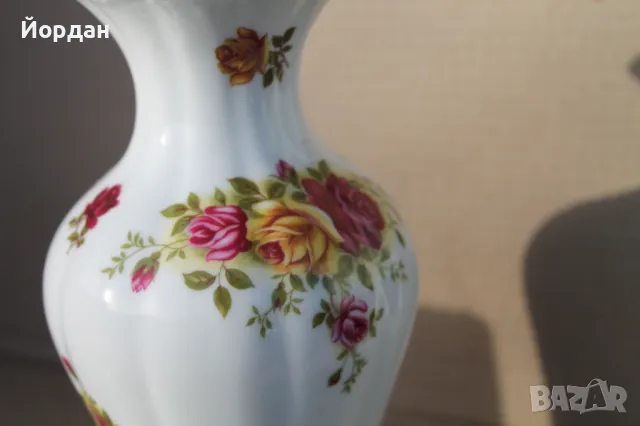 Немска порцеланова ваза ''KAM Bavaria'', снимка 8 - Антикварни и старинни предмети - 49505598