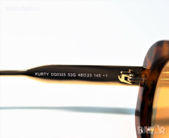 DSQUARED2 🍊 Дамски огледални слънчеви "TIGER’S EYE" очила нови с кутия, снимка 11 - Слънчеви и диоптрични очила - 40678901