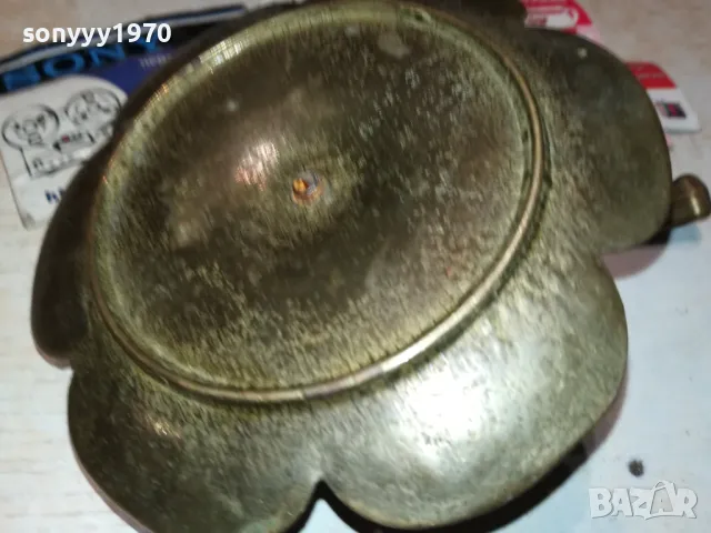 ЛУЛА-СВЕЩНИК МЕД МЕСИНГ 17Х12Х8СМ-ВНОС SWISS 1201251902, снимка 16 - Антикварни и старинни предмети - 48654725