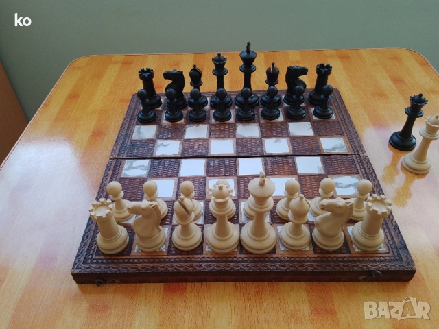 Ретро шах/табли,дъски за шах, снимка 5 - Шах и табла - 44037311