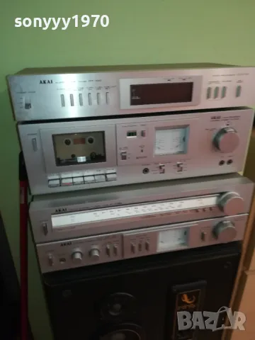 AKAI MADE IN JAPAN-АУДИО КОМПЛЕКТ-ВНОС SWISS LNWC1811240813, снимка 3 - Ресийвъри, усилватели, смесителни пултове - 48006950