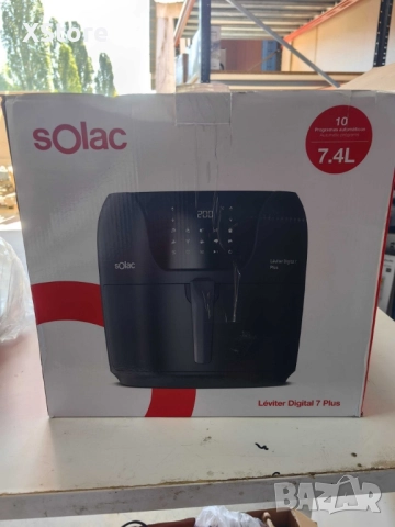 Еър фрайър Solac Léviter Digital 7 Plus – 7,4L капацитет, 1800W мощност и 10 автоматични програми, снимка 8 - Фритюрници - 52437333