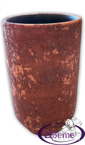 Керамична кашпа, снимка 2 - Саксии и кашпи - 42021216