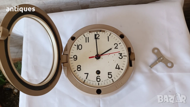 Стар руски корабен часовник - ОЧЗ - 1970" год, снимка 13 - Антикварни и старинни предмети - 53795336