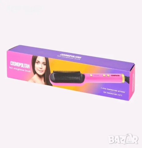 Cosmopolitan четка за стилизиране на коса, брада , снимка 2 - Преси за коса - 48788394
