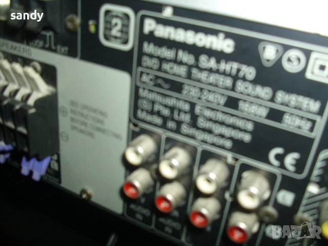 Ресивар-DVD-Panasonic-SA-HT-70 комплект, снимка 5 - Ресийвъри, усилватели, смесителни пултове - 44182925