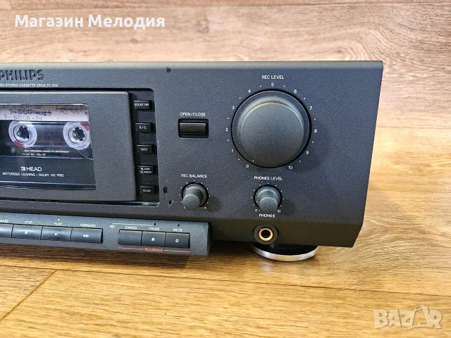 Касетен дек Philips FC 950 3-Head – Флагманът на 900 Series, Триглав касетен дек, снимка 6 - Декове - 55738596