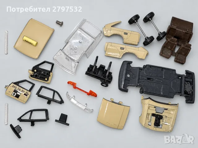 НА ЧАСТИ! Москвич 2141 Алеко Такси 1:43 оригинални части – Тантал/Агат СССР, снимка 3 - Колекции - 56185671