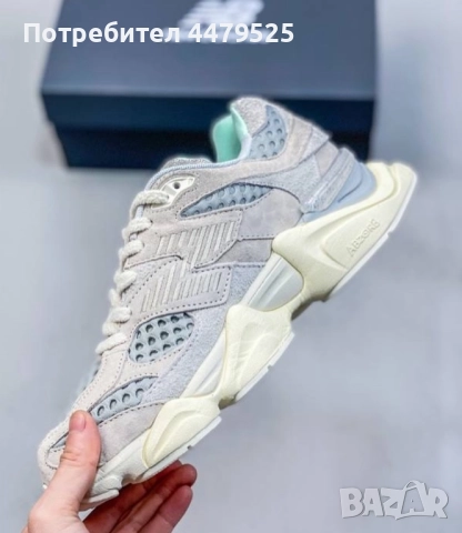 Нови дамски маратонки New Balance 9060 grey, снимка 3 - Маратонки - 51712841