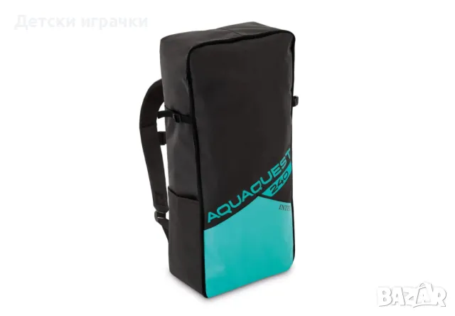 Надуваем SUP борд с гребло INTEX Aqua Quest 320, 302 х 81 х 15 см, падълборд, снимка 9 - Водни спортове - 50394457