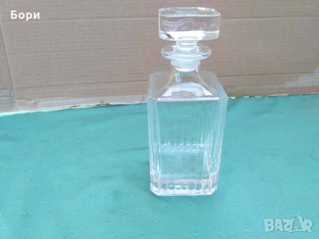 Бутилка за алкохол бяло прозрачно стъкло