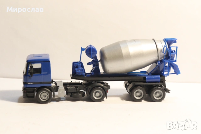 HERPA 1/87 MERCEDES ACTROS БЕТОНОВОЗ МИКСЕР КАМИОН МОДЕЛ