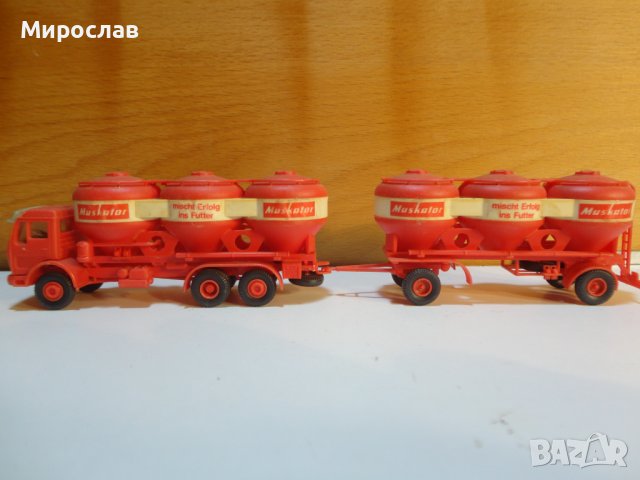 KIBRI? HO 1/87 КАМИОН MERCEDES УМАЛЕН МОДЕЛ, снимка 1 - Колекции - 40838164