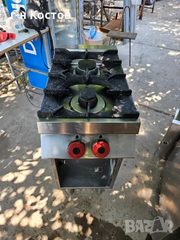 Газов котлон със защита СЕ Професионален на База 2 -ка., снимка 2 - Обзавеждане на кухня - 50918122