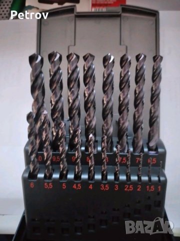 WÜRTH - DIN 338 MFD VARIO HSCO - Made in Germany - ЧИСТО НОВ PROFI-SET 19 Свредла 1-10 mm в Касета, снимка 2 - Бормашини - 40763045