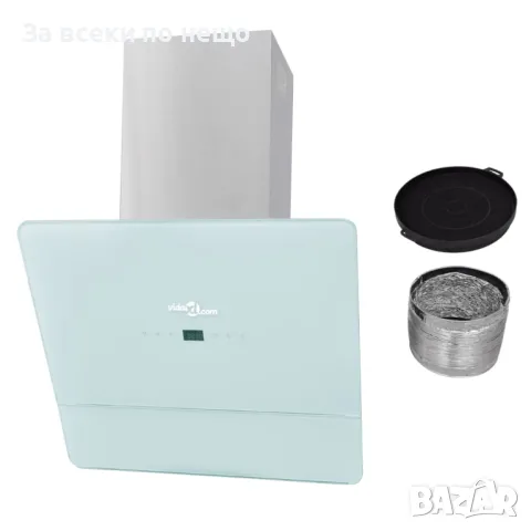 Абсорбатор, закалено стъкло, бял, 600 мм, снимка 2 - Абсорбатори - 48484043