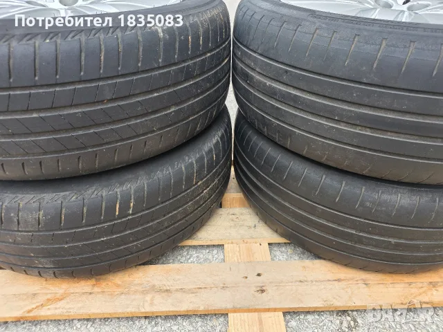 Лети джанти 16ки 5х108 Ford + летни гуми 205/55/16, снимка 10 - Гуми и джанти - 56086244