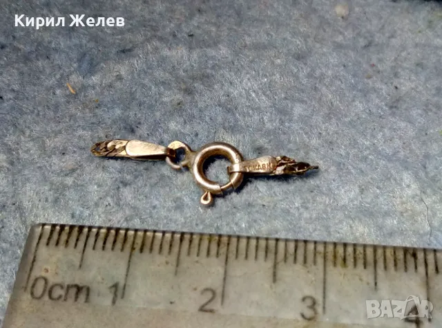 TOKASH Стара СРЕБЪРНА ЗАКОПЧАЛКА За КОЛИЕ ВЕРИЖКА ГРИВНА СРЕБРО 925 ITALY КАРАБИНКА За СИНДЖИР 49900