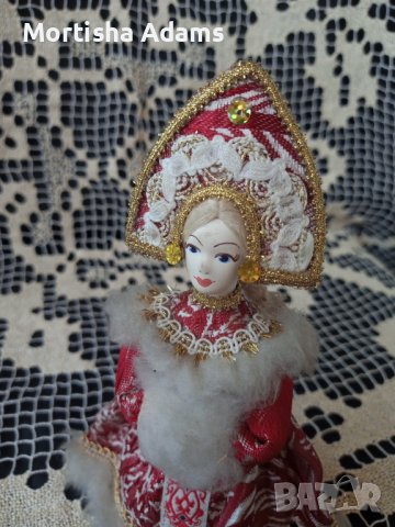 Руска порцеланова кукла, снимка 6 - Колекции - 41673330