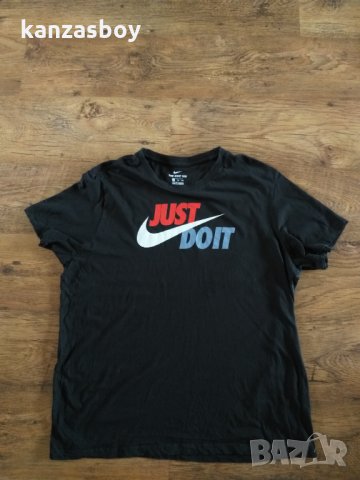  Nike NSW JUST DO IT - страхотна мъжка тениска КАТО НОВА, снимка 6 - Тениски - 35962437