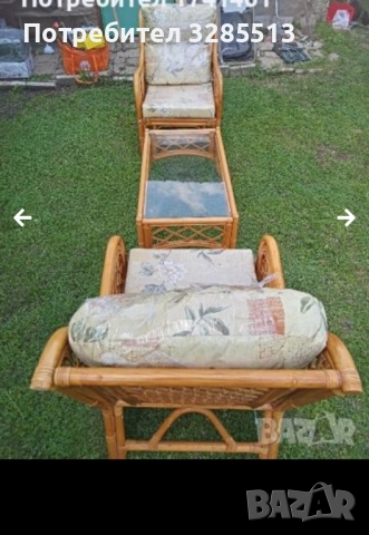 Комплект маса и фотьойли, снимка 6 - Маси - 52024945