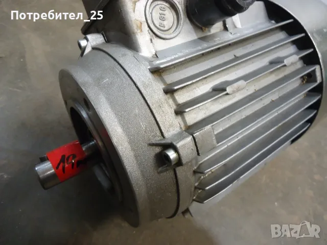 Трифазен фланцов ел.мотор 0,75KW 1400 об/мин., снимка 4 - Електродвигатели - 56218673