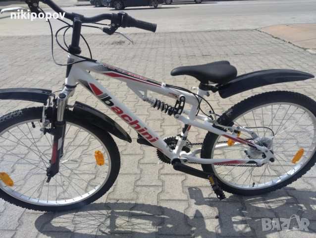 SPRINT Велосипед 24" Bachini Speed FSP бял.червен, снимка 7 - Велосипеди - 53848742
