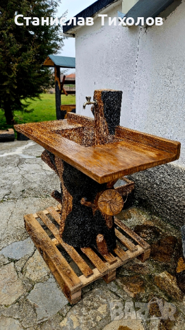 Градински чешми от щампован бетон