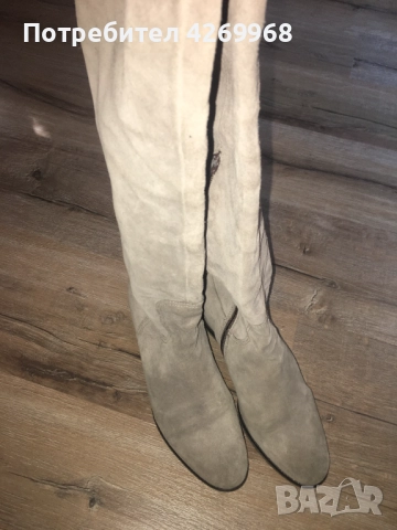 Ботуши/чизми Via Vai естествен велур размер 39