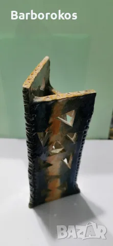 Керамична ажурна ваза, снимка 5 - Вази - 56114137