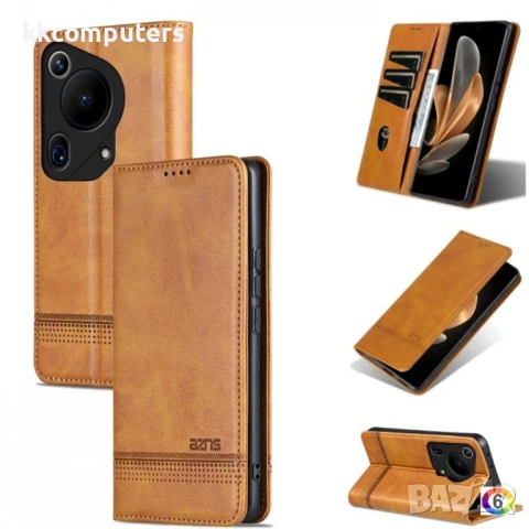 Huawei Pura 70 Ultra AZNS Wallet Калъф и Протектор, снимка 6 - Калъфи, кейсове - 51404717