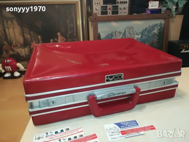 CAVALET-РЕТРО КУФАР ЧЕРВЕНА КОЖА И АЛУМИНИЙ M2205231113