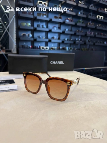 Chanel Слънчеви Очила С UV400 Защита😎С ПОДАРЪК🎁Калъф - Различни Цветове И Модели Код SK720, снимка 3 - Слънчеви и диоптрични очила - 53146425