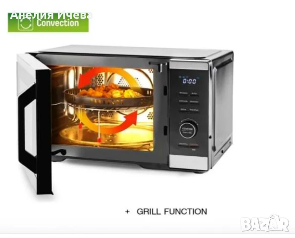 Микровълнова фурна Muhler 5 в 1, снимка 4 - Микровълнови - 51304670