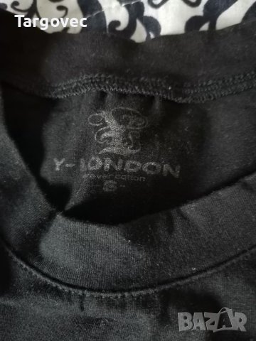 Черна дамска блуза , снимка 2 - Тениски - 40996822