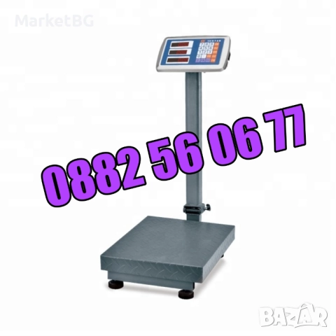 Кантар с платформа до 150 кг, електронен кантар, везна до 150 кг