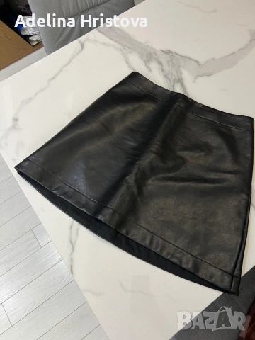 Еко кожа кожена пола Gap размер С