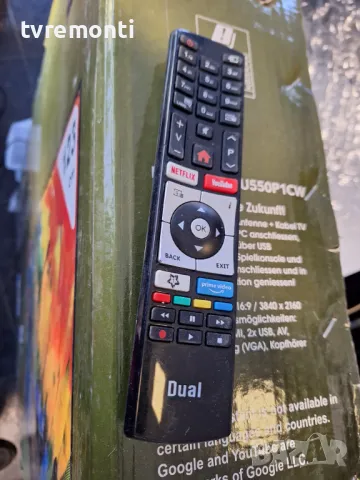 дистанционно за телевизор Dual модел DL49U550P1CW